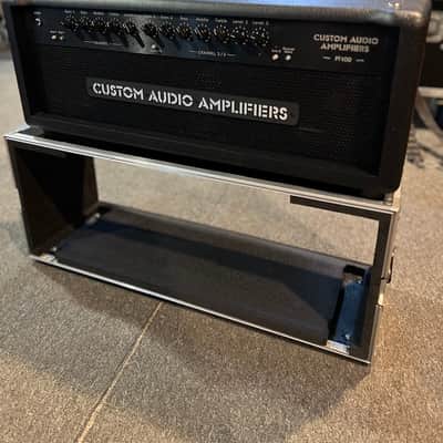 Custom Audio Amplifiers PT100 3-Channel 100-Watt Guitar Amp Head 2008 - 2013 - Black image 2