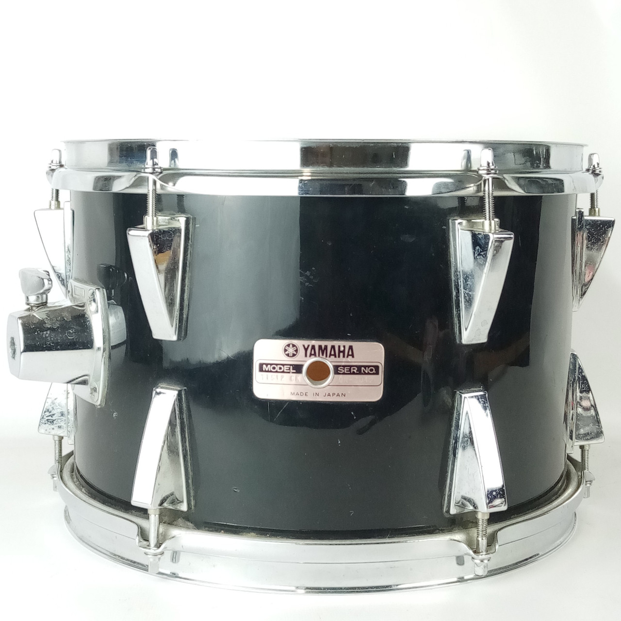 Yamaha 8x12"5000 Series Piano Black Stage Custom Tom Drum Vintage 80s Japan 5Ply — main photograph