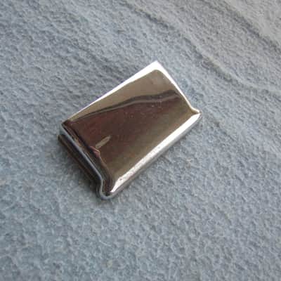 Fender Stratocaster Bridge Cover 1970's Chrome Stratocaster Bridge Cover Cool Vintage Parts 70's Bridge Cover image 1