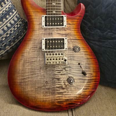 PRS SE Custom 24 Charcoal Cherry Burst with Locking Tuners image 2