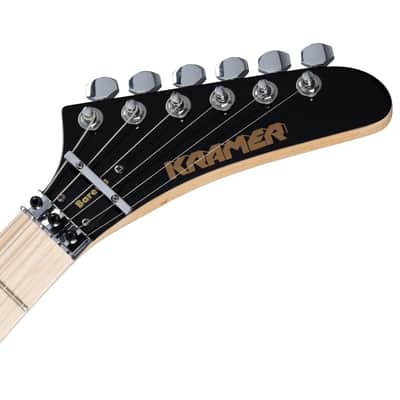 Kramer Baretta "Hot Rod" Blue Sparkle with Flames w/EVH D-Tuna image 10