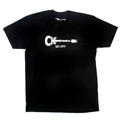 Charvel Guitar Logo T-Shirt; LARGE - BLACK, #099-6827-706