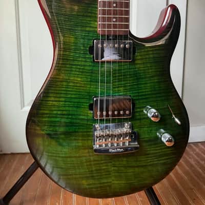 Ernie Ball Music Man Luke III Luscious Green Flame image 1