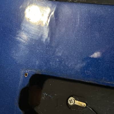 2000's India Jackson JS30 JS Series Dinky Blue Mahogany Guitar Body Floyd Ready image 6