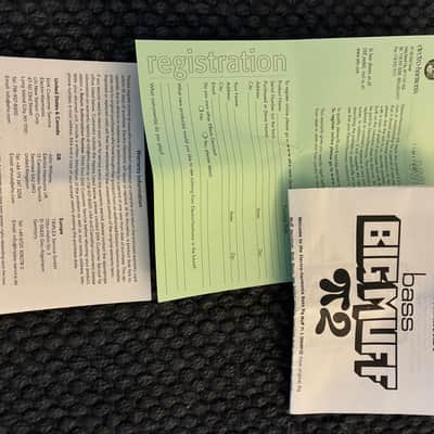 Electro-Harmonix Bass Big Muff Pi 2 Dual Op-Amp Fuzz 2026 - Present - Green / White image 7