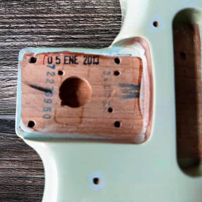 Fender Classic Player 60 Stratocaster Body Korpus Sonic Blue 2013 image 7