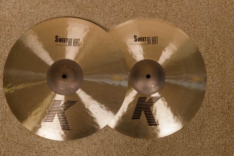 Zildjian 15" K Sweet Hi Hat Cymbals 1100g 1593g image 1
