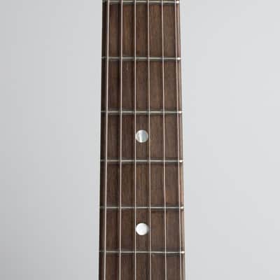 Flat Top Acoustic Guitar, labeled Galiano,  c. 1925, black hard shell case. image 8
