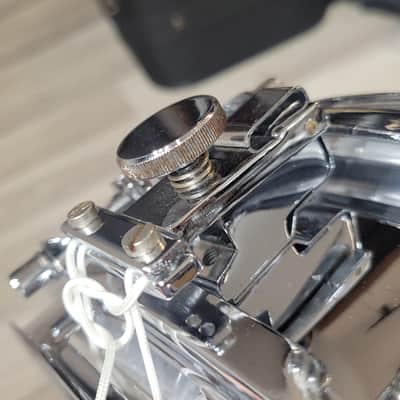 Sonor D-420 Phonic 14x4" 10-Lug Ferro-Manganese Steel Piccolo Snare Drum 1982 - 1994 - Chrome-Plated image 7
