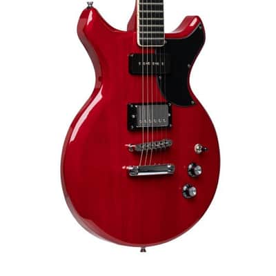 Stagg Silveray Series Double Cutaway Electric Guitar - Trans Cherry - SVY DC TCH image 1