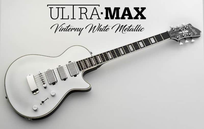Hagstrom Ultra Max Ltd Vinterny White Metallic 2020 - White Metallic image 1