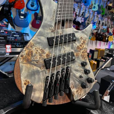 Ibanez Bass Workshop EHB1505MS 5-string Multi-scale Bass Guitar - Black Ice Flat Auth Dealer Free Ship!  083 GET PLEK’D! image 6