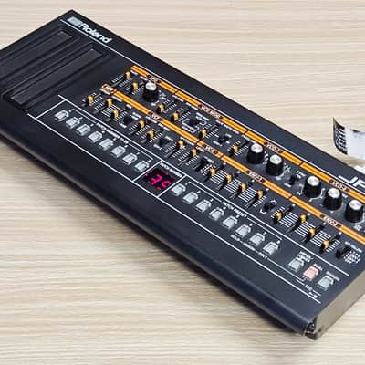 Roland JP-08 Boutique Digital Synthesizer Sound Module With Red Color 30 Degree Angled Stands