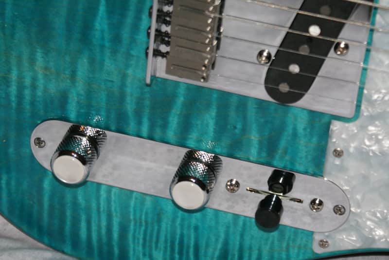 VZ Custom Guitars 24-Fret T-Style w/new tweed case image 1