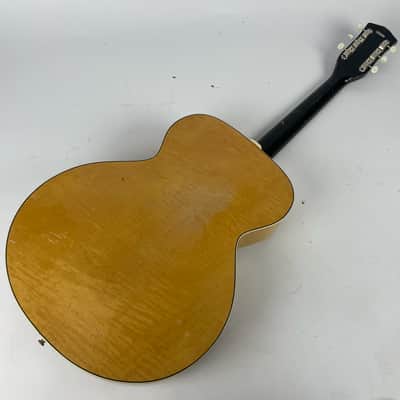 National 1120 Archtop 1950s Nice 16" Maple Body ,  with Factory Pickup, Hardshell case and Cable image 10