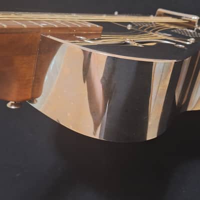 Epiphone Dobro Hound Dog M-14 Metalbody 2014 - Nickel image 5