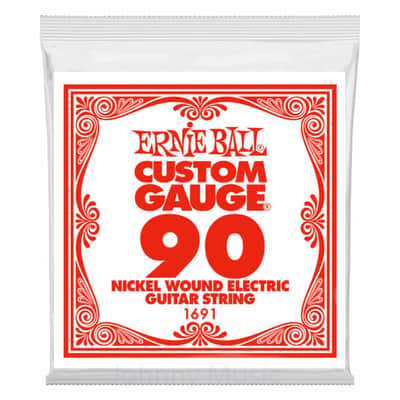 .090 Custom Gauge Electric Guitar Single String Nickel Plated Wound On Tin Plated Steel Hex Core image 1