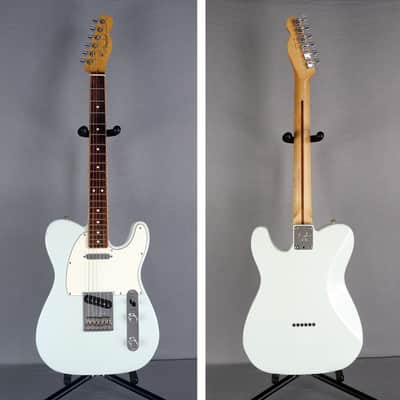 2014 Fender Limited Edition American Standard Telecaster Channel Bound Sonic Blue image 3