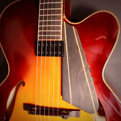 2022 Viteri Custom 16-inch F-hole Acoustic Archtop with Floating Kent Armstrong image 6