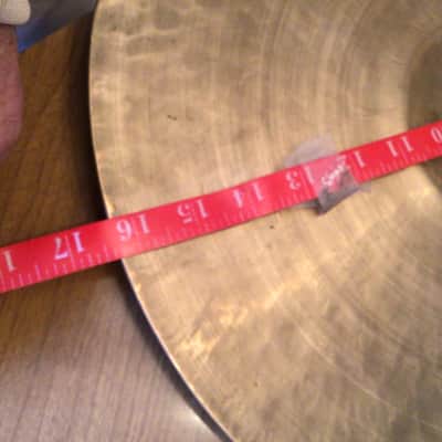 K Zildjian Istanbul  OLD STAMP 16” Heavy Hi Hats or Crash 1957 - PATINA image 8