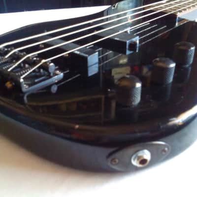 Ultra Rare 1987 Vintage Ovation Celebrity BC-2 Solid Body Bass Guitar (Black) With RR Gig Bag image 4
