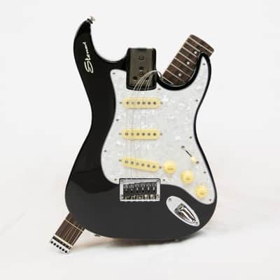 Stewart Stow-Away Travel Guitar - Gloss Black image 1