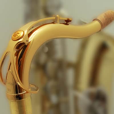 Yamaha Custom V1 Gold Lacquer TV1 Tenor Saxophone Neck image 2
