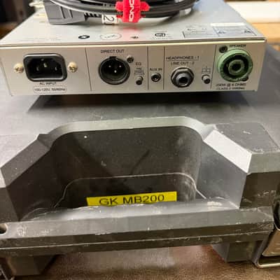Gallien-Krueger MB200 200W Bass Head 2010s - Silver image 2