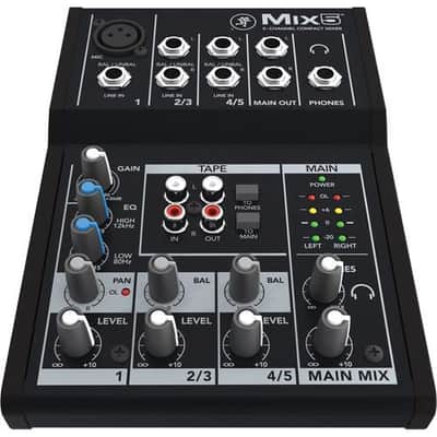 Mackie MIX5 5-Channel Compact Mixer image 2