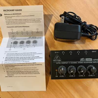 Behringer MicroAMP HA400 4-Channel Headphone Amplifier 2001 - Present - Standard image 2