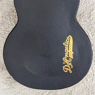 D'Angelico Excel DC Semi-Hollow Body Electric Guitar w/Hard Case, Solid Black image 8