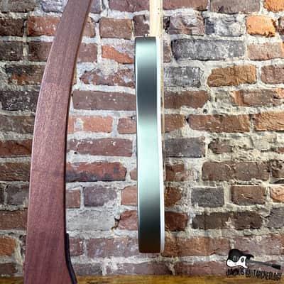 Fender American Elite Telecaster Thinline Electric Guitar w/OHSC (2020s - Satin Jade Pearl Metallic) image 10
