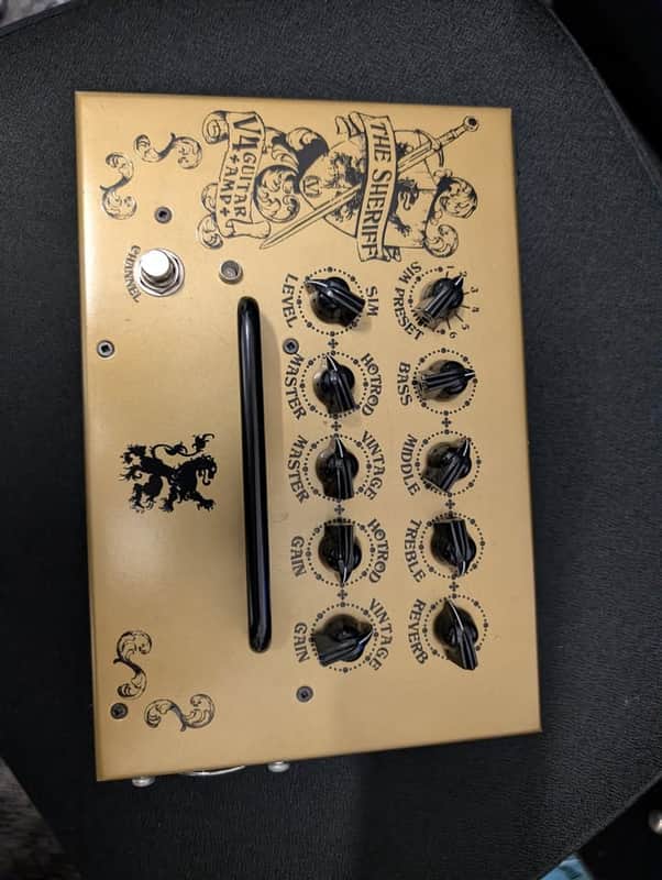 Victory Amps V4 The Sheriff 2-Channel 180-Watt Hybrid Guitar Amp Pedal 2022 - Present - Gold image 1