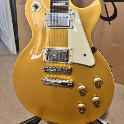 Epiphone 2023 Les Paul Standard '50's Gold Top Inspired By Gibson Model with a hard case image 8