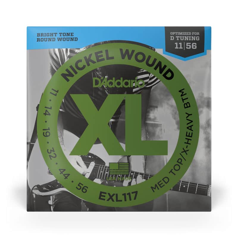 D'Addario XL Nickel Wound Strings, 11-56 Medium Top/Extra-Heavy Bottom, EXL117 Bild 1