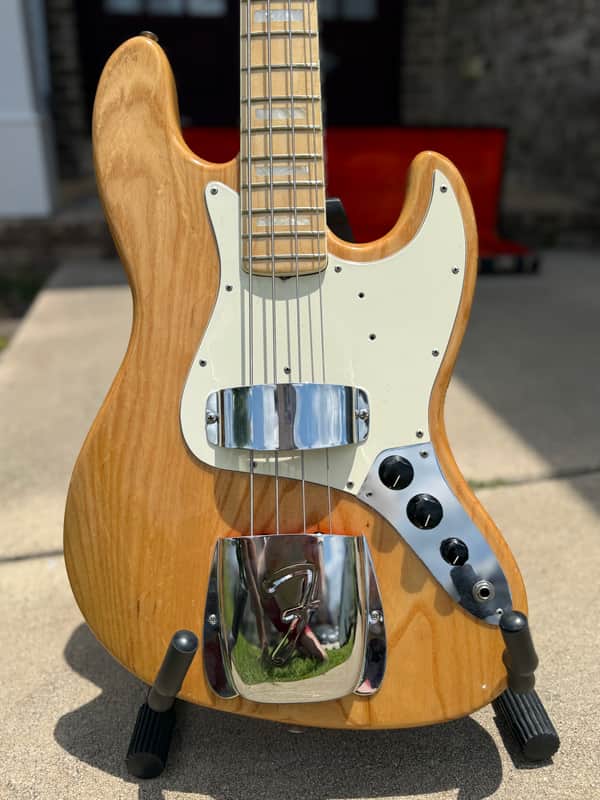 Vintage Fender 70’s Jazz Bass Natural Finish Maple & Pearl Blocks w/ OHSC Trades Welcome! 1973 / 1978 image 1