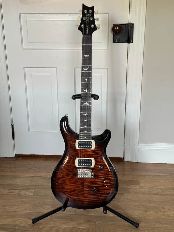 2025 PRS SE Custom 24 - Black Gold Burst w/Locking Tuners image 1