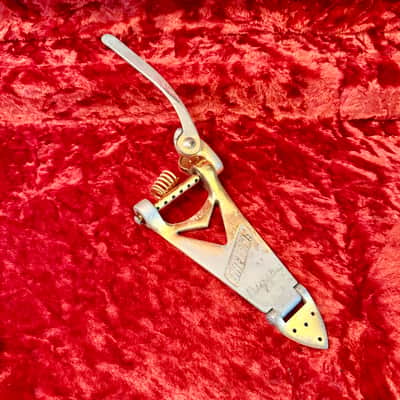 Gretsch Bigsby B6 vibrato tailpiece c 1960 - Gold 6122 country gentleman Chet Atkins Viking penguin falcon original vintage USA image 1