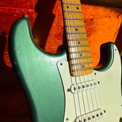 Fender Custom Shop Limited Edition NAMM '55 Stratocaster Journeyman Relic 2017 - Faded Aged Sherwood Metallic image 16