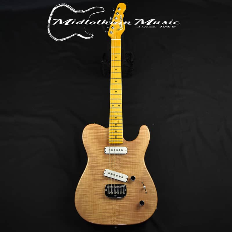 G&L USA ASAT Deluxe Flamed Maple Top Natural Gloss Electric image 1