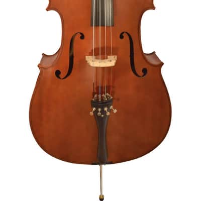 Vivace VC-200-1/4 Solid Spruce Top 1/4 Size Advanced Student Cello w/Soft Case & Bow image 3