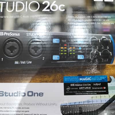 PreSonus Studio 26C 2x4 USB-C Audio / MIDI Interface USED Good - 2nd Hand image 3