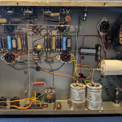 Vintage 1960s Linear L50 British Valve Amp Head | EF86 + EL34 + Mullard U52 | Original Transformers | With Schematic and Service Notes | Untested image 9