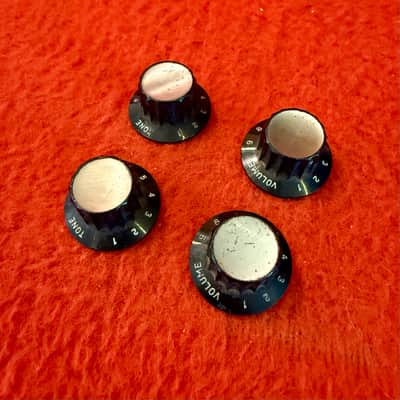 Guild Volume Tone knob set c 1950’s original vintage USA image 1