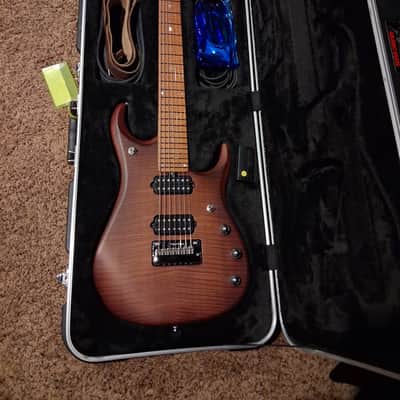 Ernie Ball Music Man John Petrucci Signature JP15-7 2015 - Tiger Eye Quilt image 10