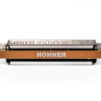 Hohner Marine Band 1896 Classic 10 Hole Diatonic Harmonica, Bb Major - M1896116P image 6