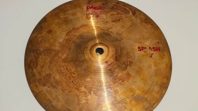Paiste 2002 10" Splash - Made in Switzerland, Red Label, Beautiful Aged Patina image 1