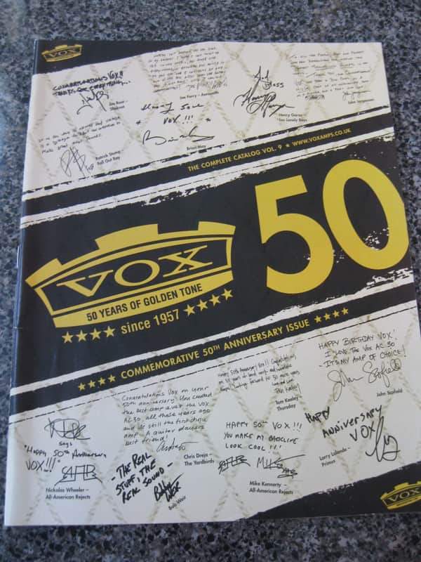 Vox 50th Anniversary Catalog, 2007, Mint! image 1
