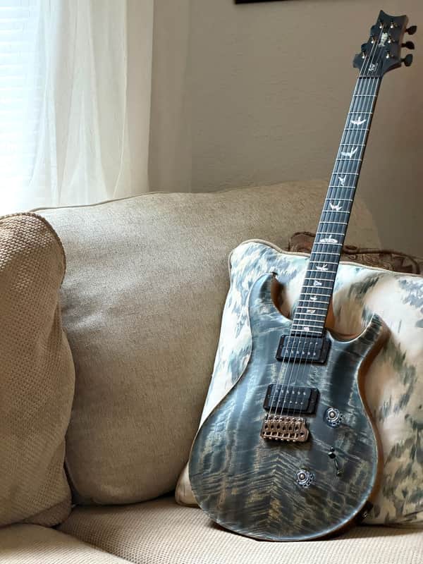 PRS 40th Anniversary Custom 24 Limited Edition - Mango Faded Whale Blue image 1