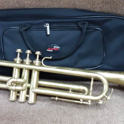 Professor Romeo Orsi Vintage c1950s Brushed Brass Professional Trumpet In Excellent Condition image 2
